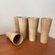 Set of large glazed stoneware cups from Niderviller – vintage tableware