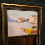 Trumeau painting venise mirror style 19th