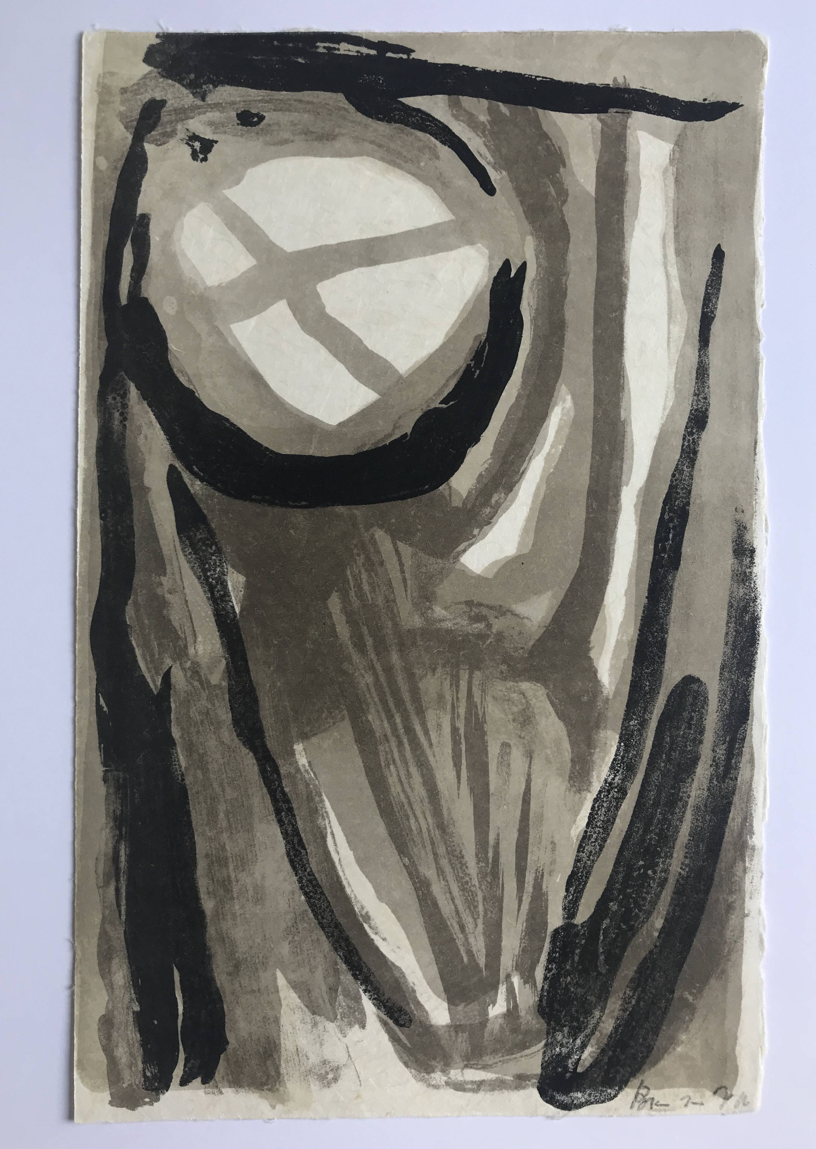 Bram VAN VELDE, Untitled, 1975. Original lithograph signed in pencil