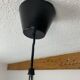 Scandinavian space age pendant lamp by Bent Nordsted for Lyskaer brushed steel 70s
