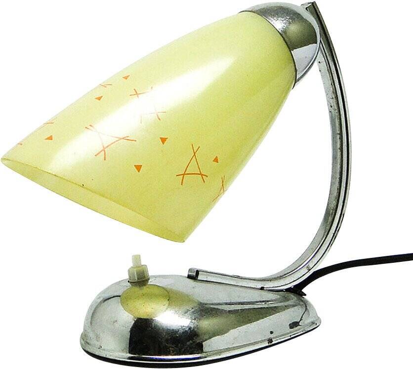 Lampe de nuit par J. Hurka, Napako, Tchécoslovaquie, années 1960.