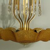 Fountain pendant light from Kamenický Šenov, 1970s