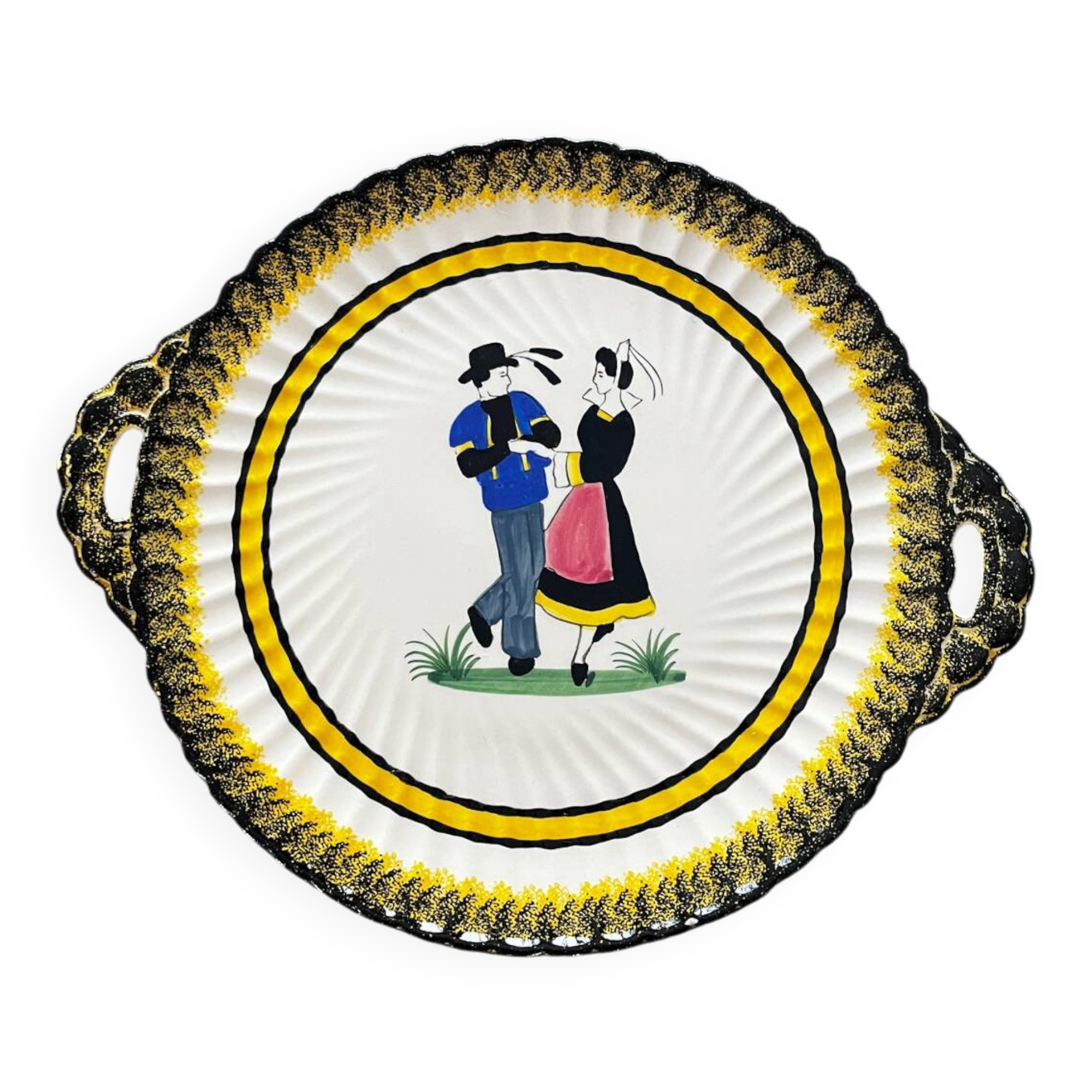 Henriot Quimper Tart Dish – France