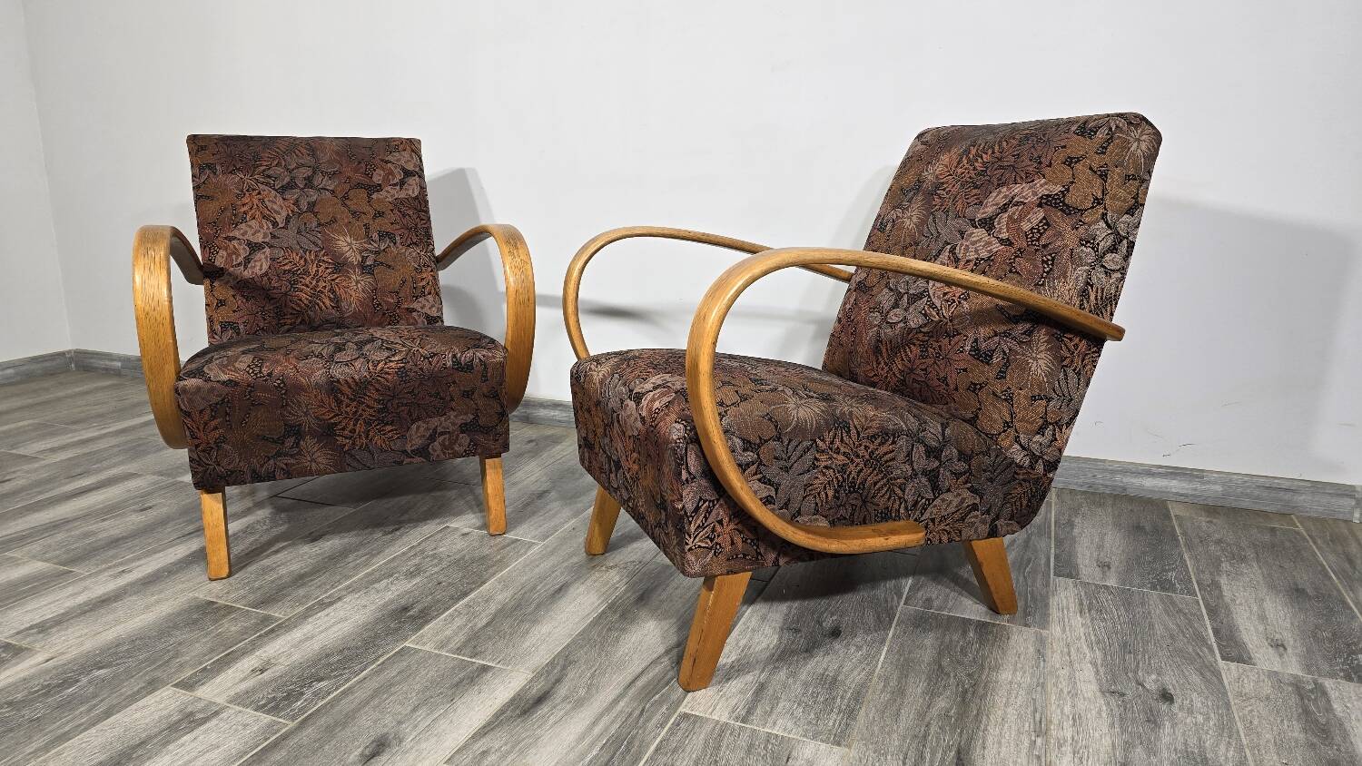 Art Deco Armchairs by Jindrich Halabala