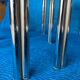 Set of 3 vintage nesting tables 1970 hollywood regency gold metal