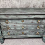 Commode Empire patine shabby chic XIXème
