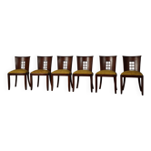 Set of six Art Deco dining chairs, circa 1930