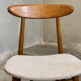 pair Scandinavian chairs from the 60s