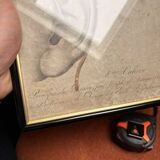 Print Engraving Study Sketch Ear by Lemire Polytechnical School Perrot