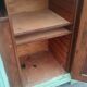 Buffet in painted and patinated mahogany wood dating from the late nineteenth century
