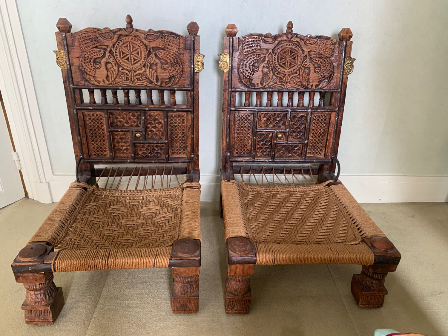 Pair of armchairs