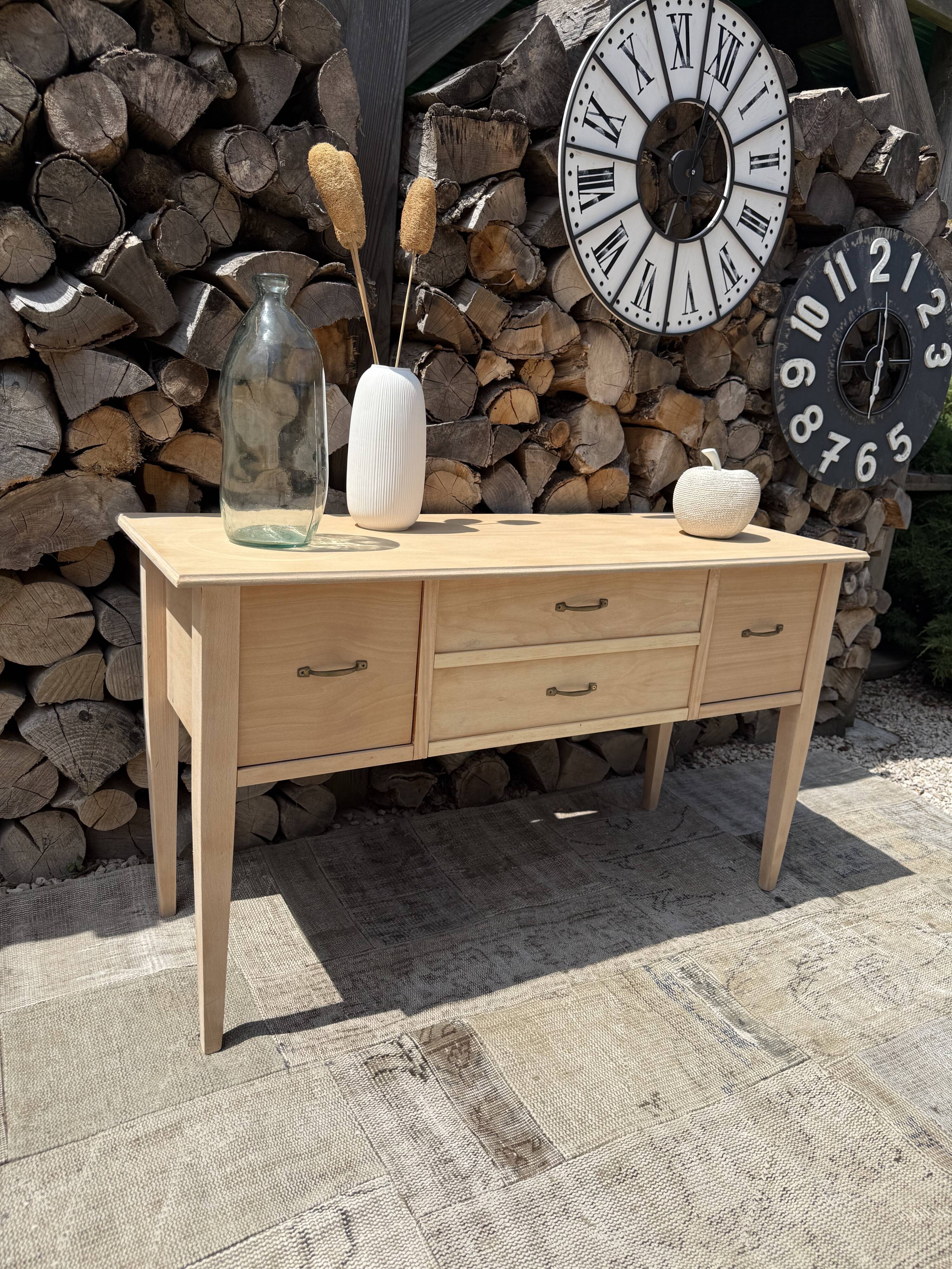 Small renovated antique buffet