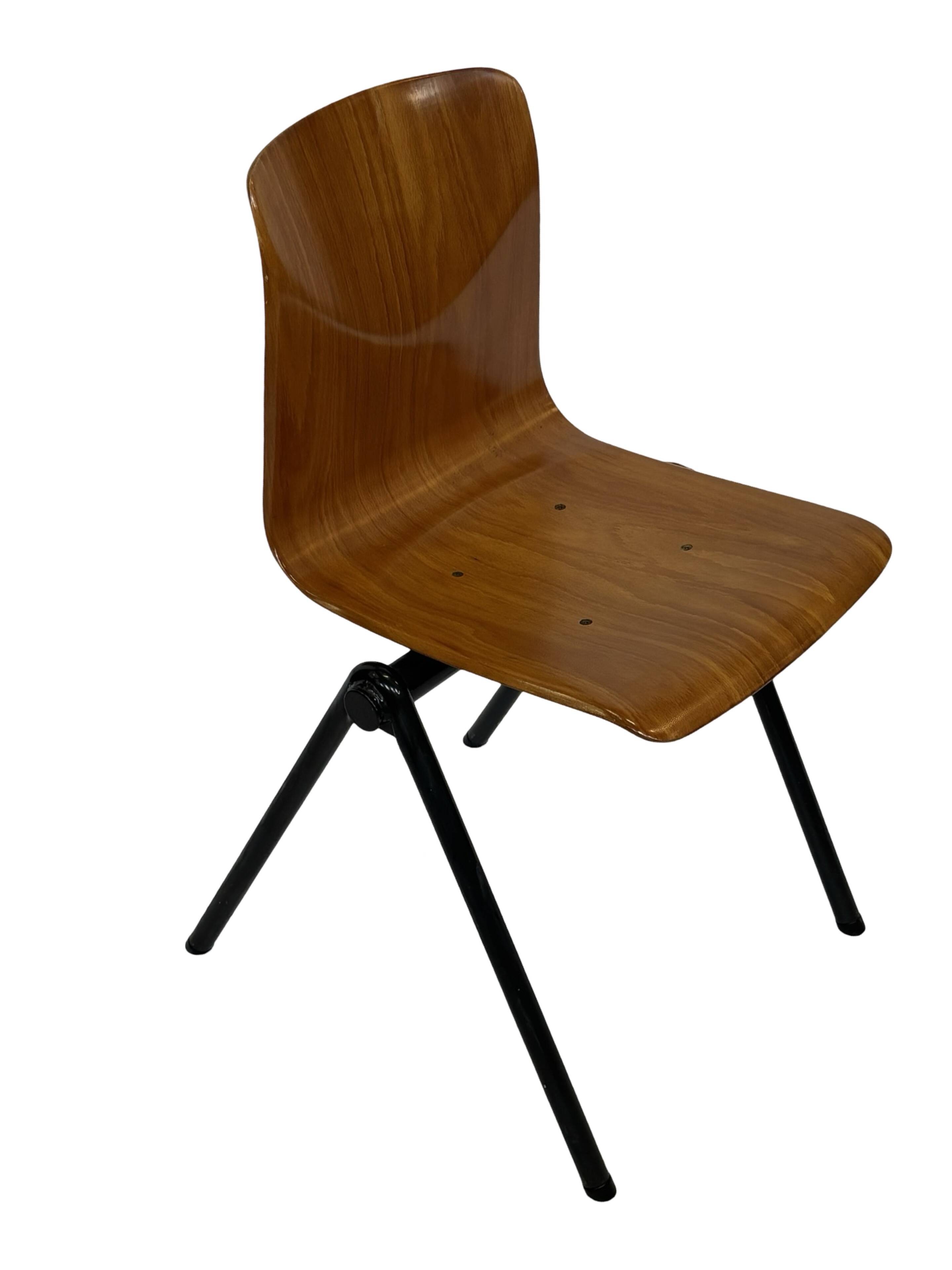 Vintage Chair Galvanitas Pagholz school chair design Dutch design