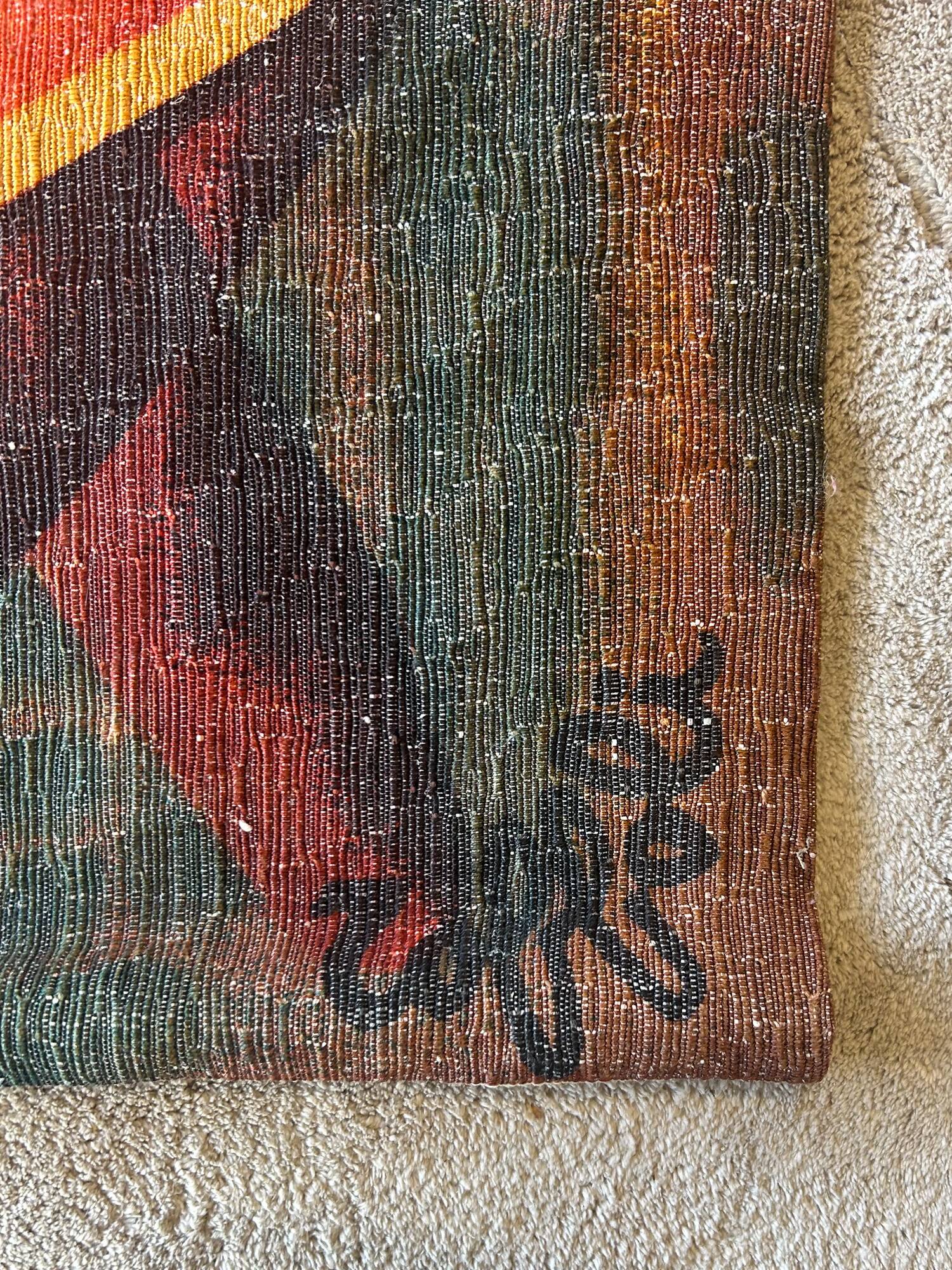 Tapestry L.Toffoli the orange merchant Aubusson