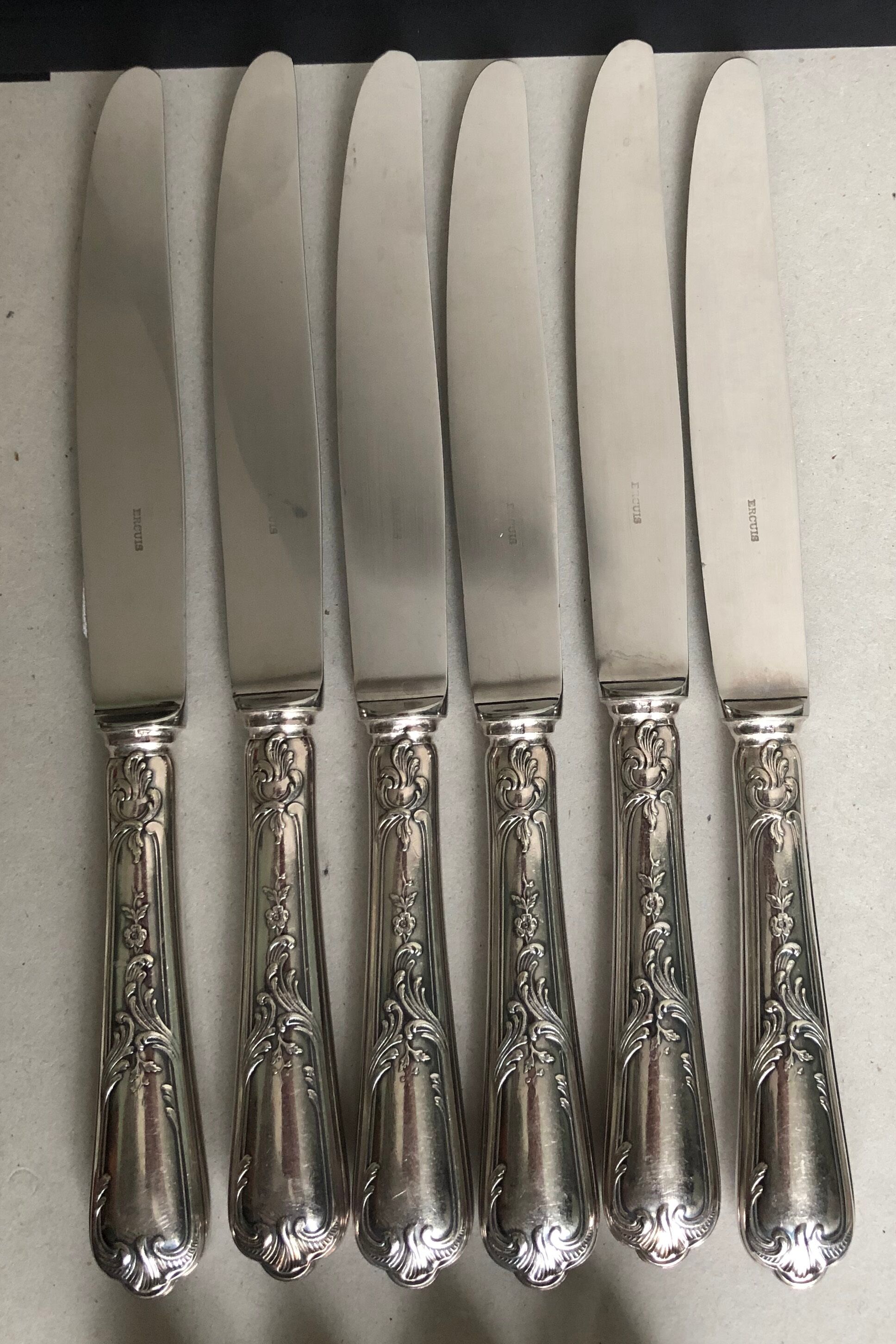 ERCUIS silver metal housewife