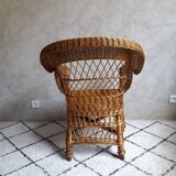 Rattan armchair