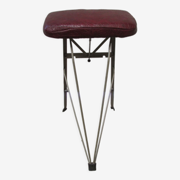 Vintage industrial stool " Libellule "