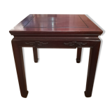 Chinese side table in exotic wood