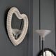 Vintage 80s rattan mirror