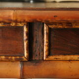 Old colonial style bamboo desk