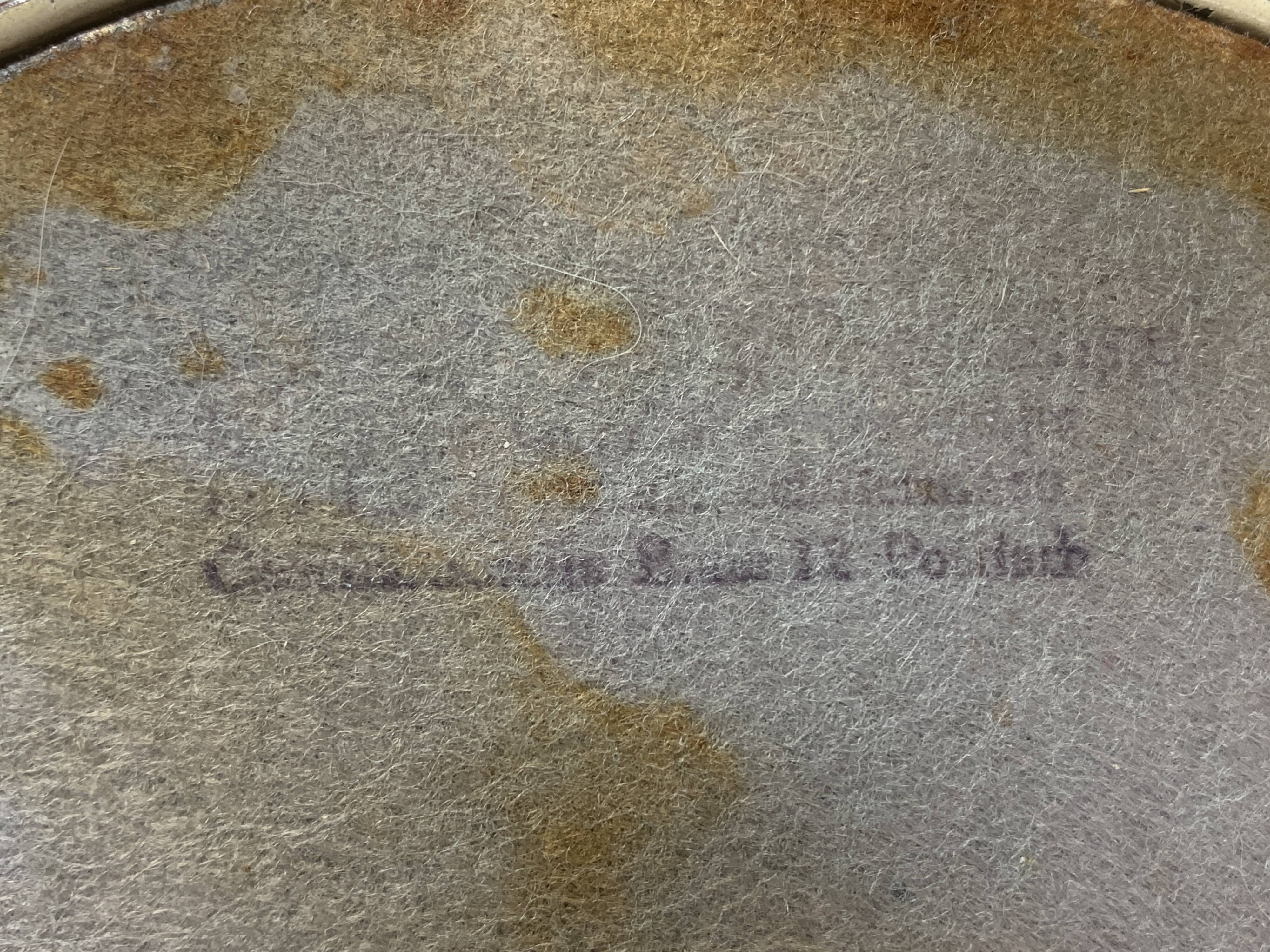 Modernist metal Bauhaus desk lamp, 1960s