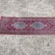 Tapis coureur Bidjar vintage noué main années 1950