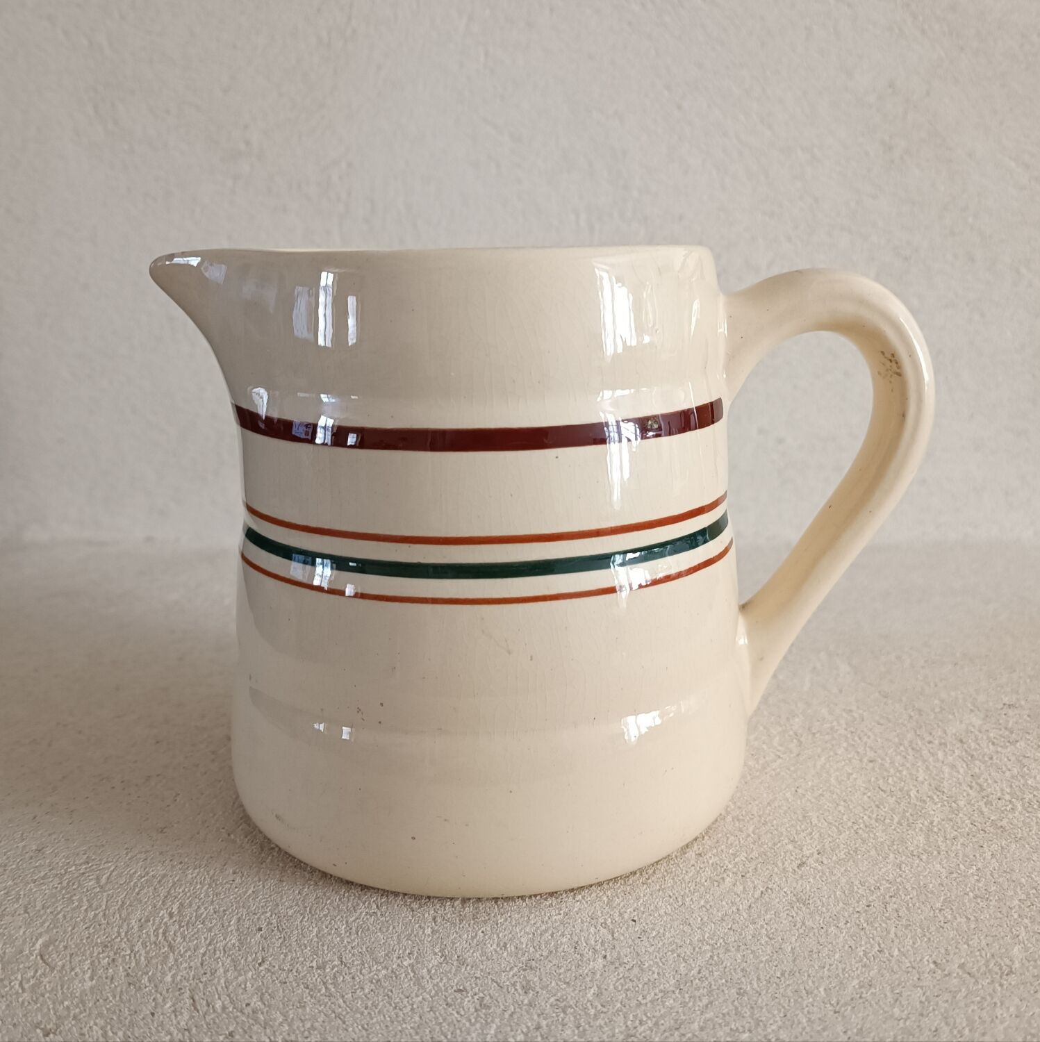 Pitcher iron earth Gien