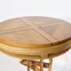 Solid wood side table Design Cherry wood DNA Helix Unique piece, 1980s