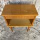 Vintage 1970s Wooden Nightstand with Case + Drawer