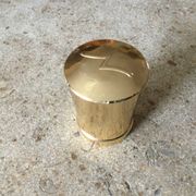 Cracked glass bottle