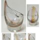 Murano bubble glass vase 70s