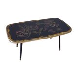 Coffee table decor flower years 60