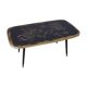 Table basse décor fleur années 60