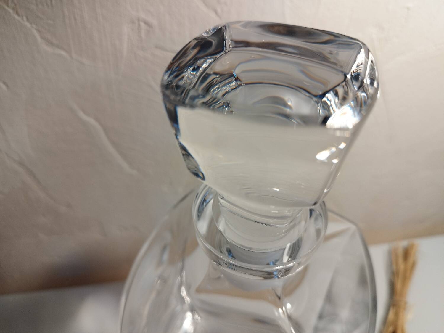Crystal whiskey decanter