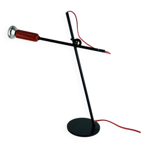 Lampe spot années 80, - rouge