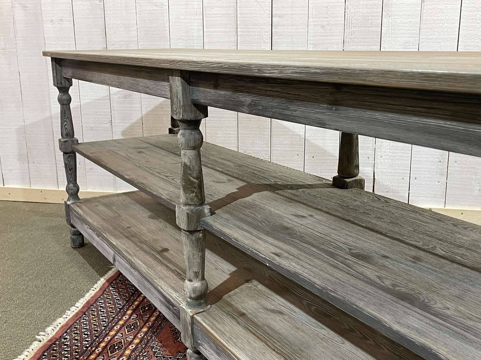 20th century draper's table in fir