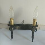 Iron sconces forge medieval style