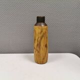 Rustic ceramic vase with running glaze from 1970.