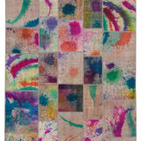 Handwoven Anatolian Contemporary 205 cm x 300 cm Multicolor Patchwork Carpet