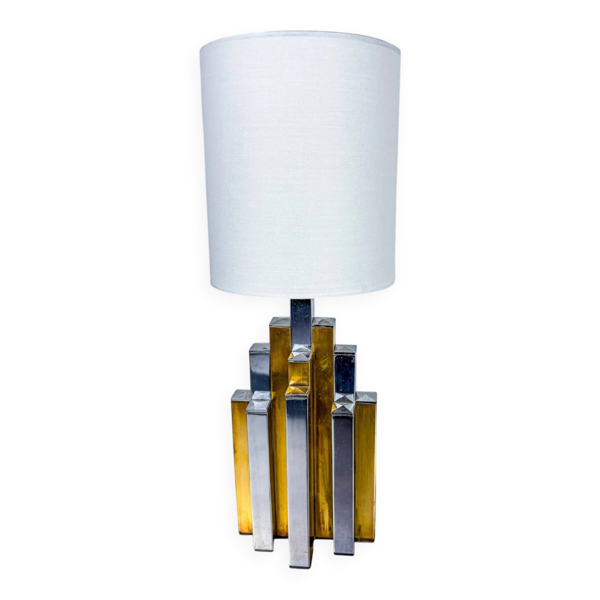 Midcentury modern BD Lumica cubic table lamp, Spain