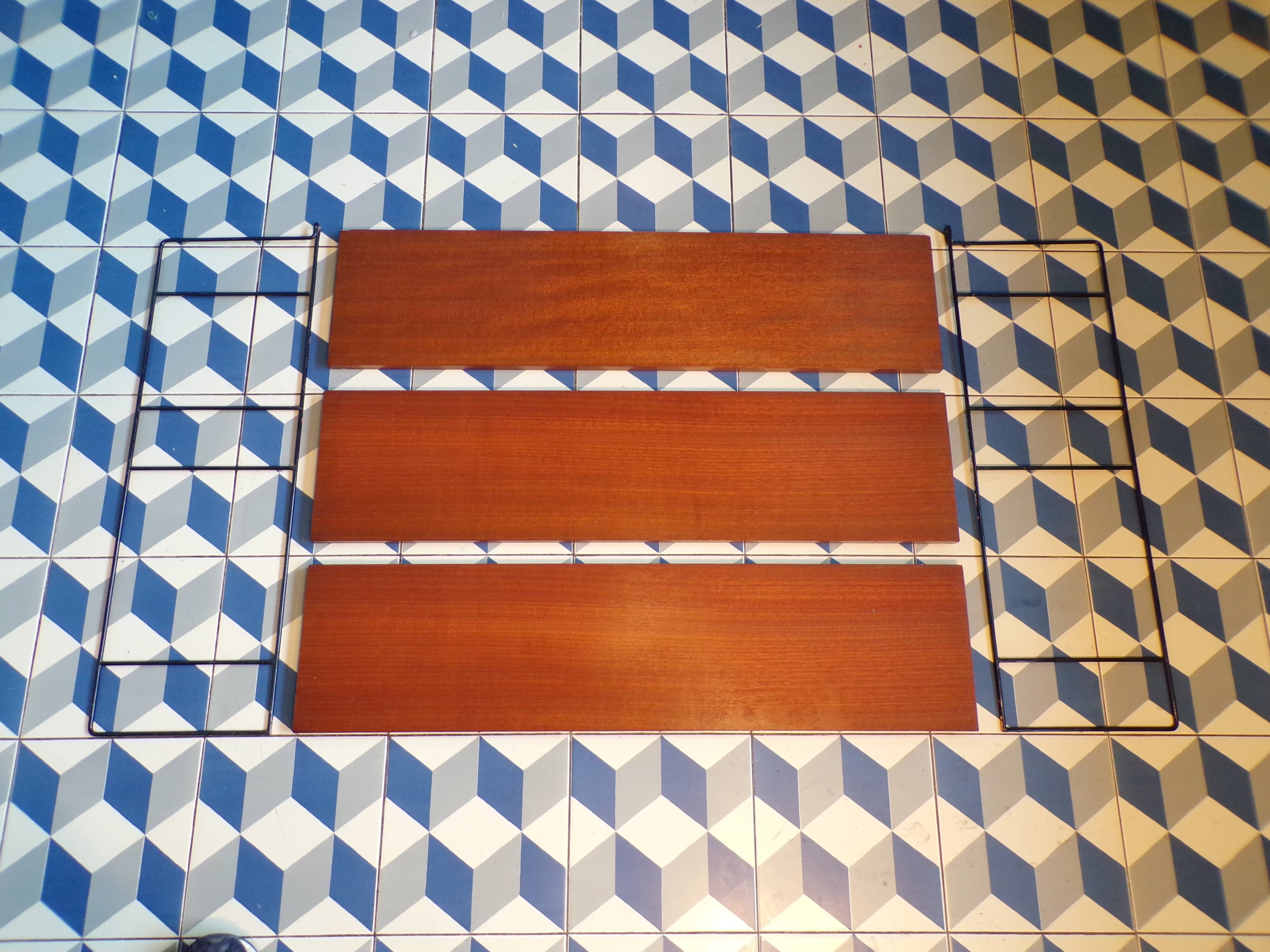 Etagère modulable vintage 3 plateaux