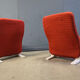 Fauteuils Concorde de Pierre Paulin, ensemble de 4, années 1960.