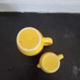 Pair of small pitchers in earthenware from Salins