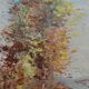 Painting oil on panel landscape mountains signed
