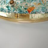 Wall lamp, Murano glass, Italian design, 1970s, manufacture: Italy