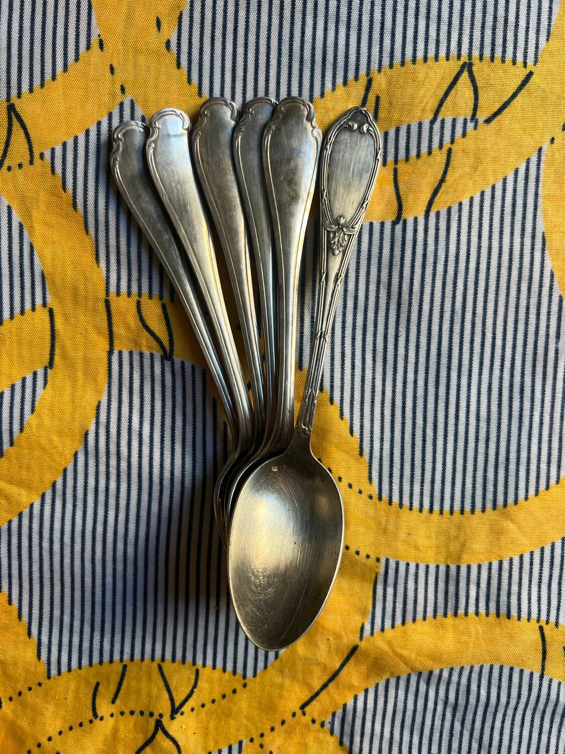 Série de 6 petites cuillères