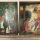 Lot de 2 tableaux vintage vie en Argentine