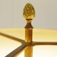 Maison Charles brass lotus desk lamp, 1960s