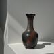 Vase en céramique brun H25