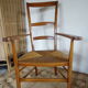 Mulched armchair high backrest